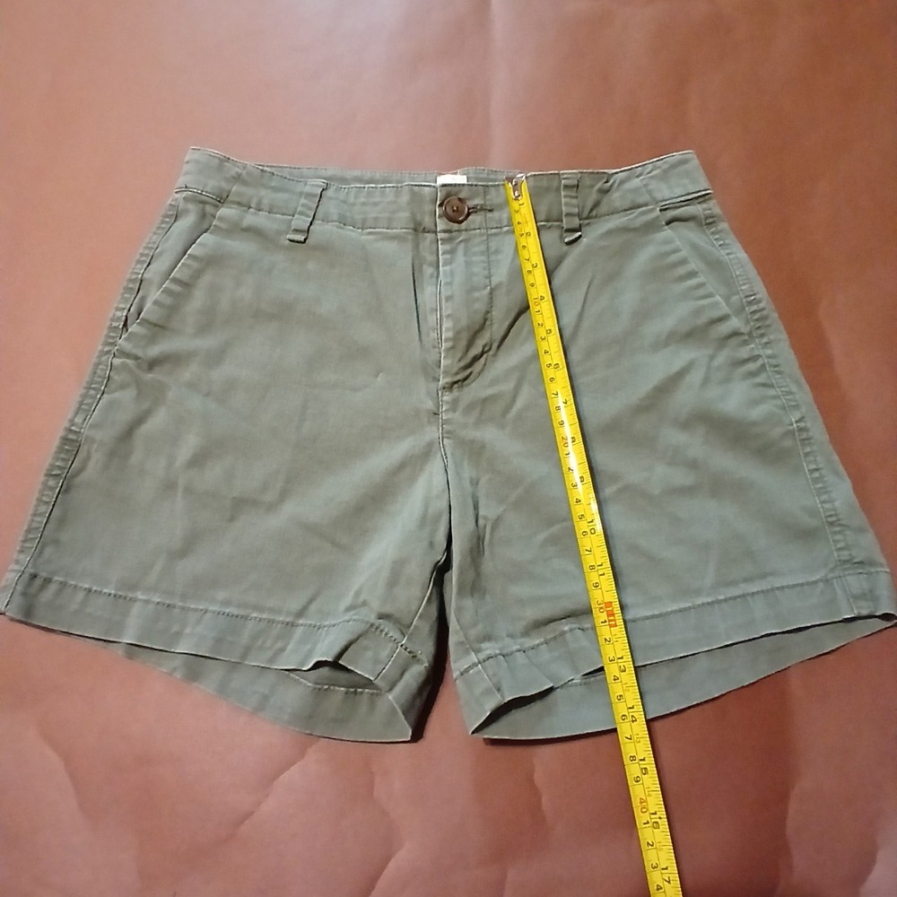 Gap Shorts Women 4 Green Chino Girlfriend Summer Casual